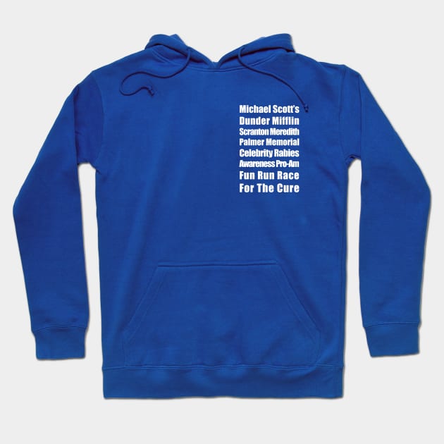 Michael Scott's Fun Run Hoodie by inevitabiliTee